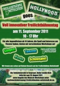 Voll innovativer Freilichtbühnentag Voll innovativer Freilichtbühnentag